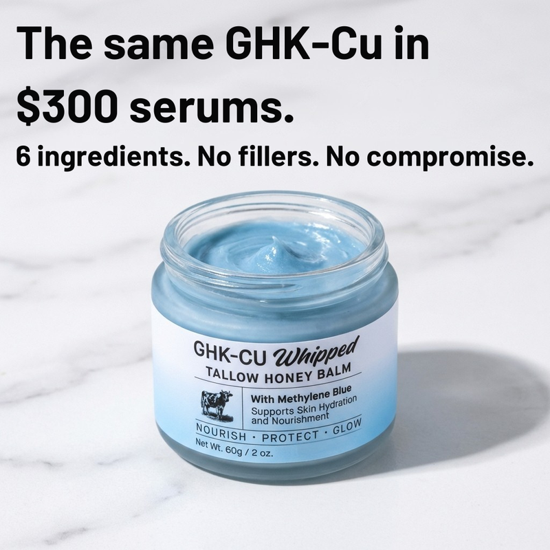 GHK-Cu Whipped Tallow Honey Balm
